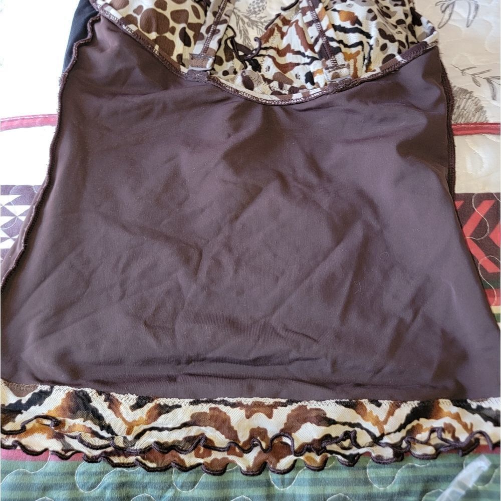 Profile animal print tankini top (xs) - Picture 5 of 6